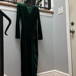 Emerald Green Evening Dress